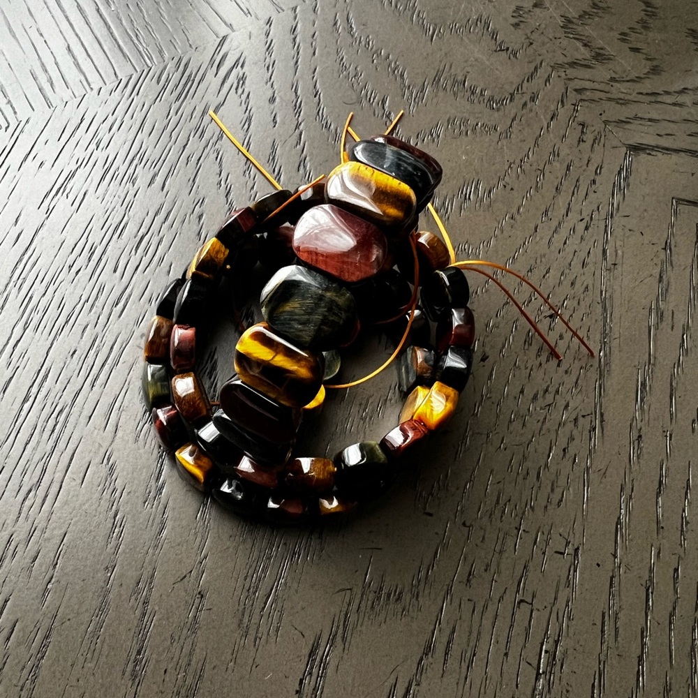 Tiger eye soft bangle - Picture 2 of 3